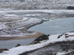 SX12153 Snow on Merthyr-mawr Warren and Ogmore River.jpg